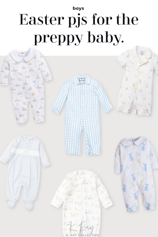Easter Pajamas for the Preppy Baby