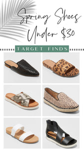 6 Shoes for Spring Under $30
