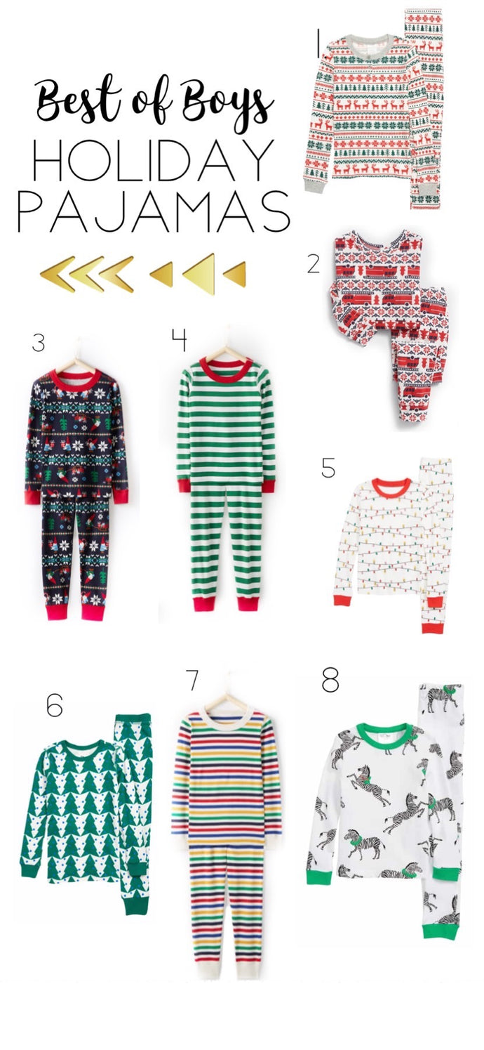 BOYS BEST HOLIDAY PAJAMAS