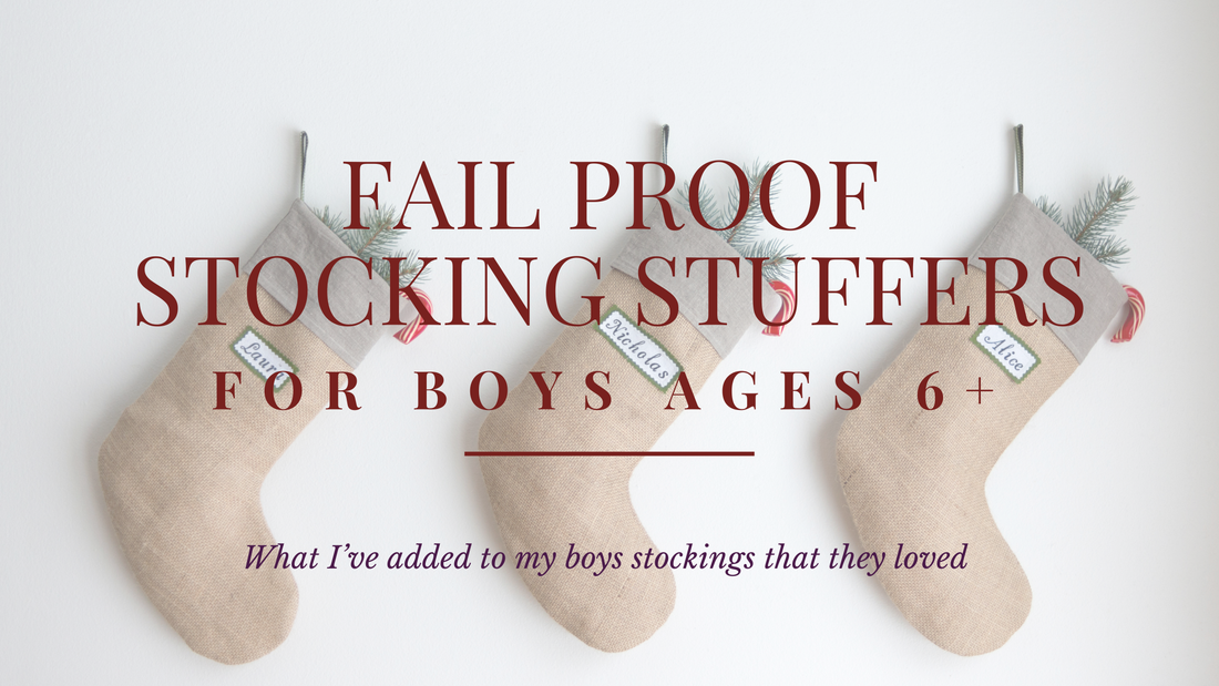 Fail Proof Stocking Stuffers for Boys Ages 6 plus