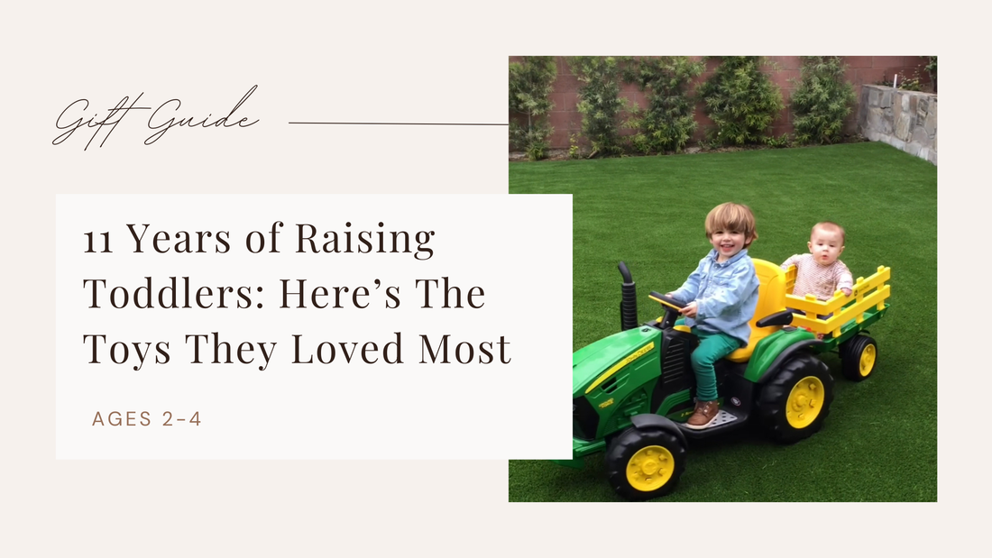 Mom of Four Boys and 11 Years of Toddlers:  These Are The Toys They Played With Most Ages 2-4