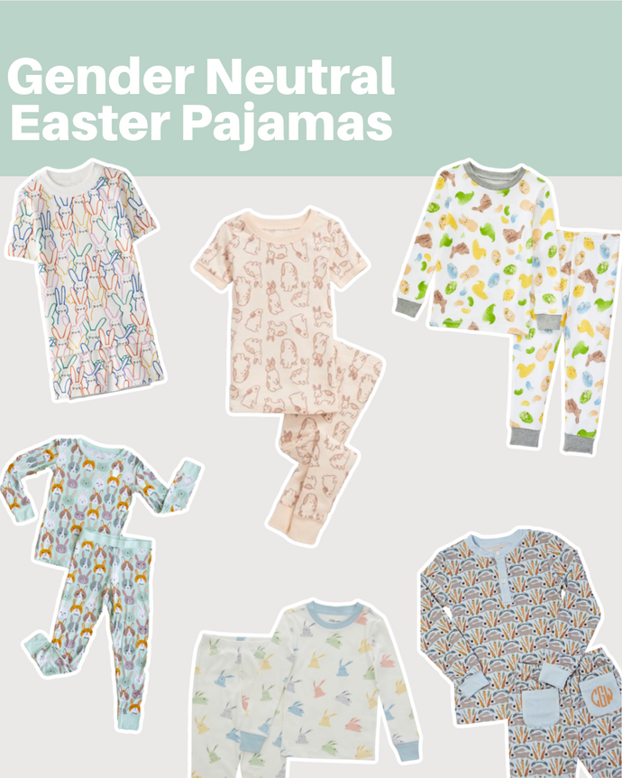 Gender Neutral Easter Pajamas