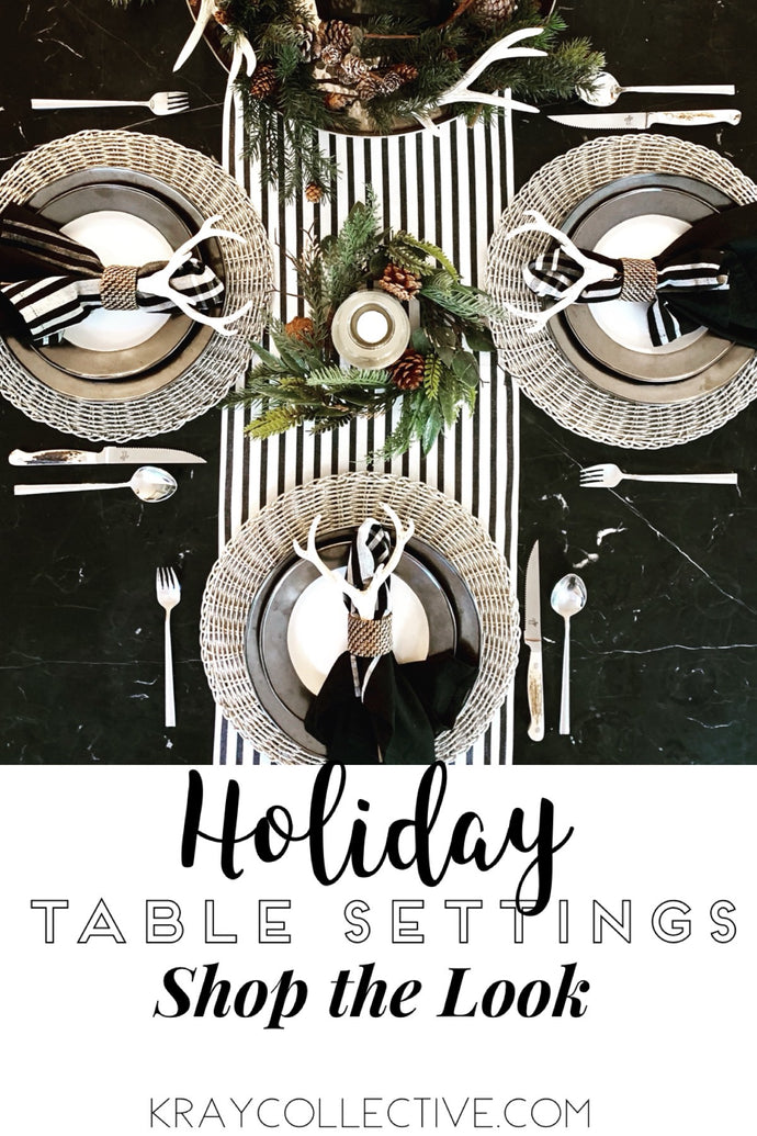 HOLIDAY TABLE SETTING: Get the Look