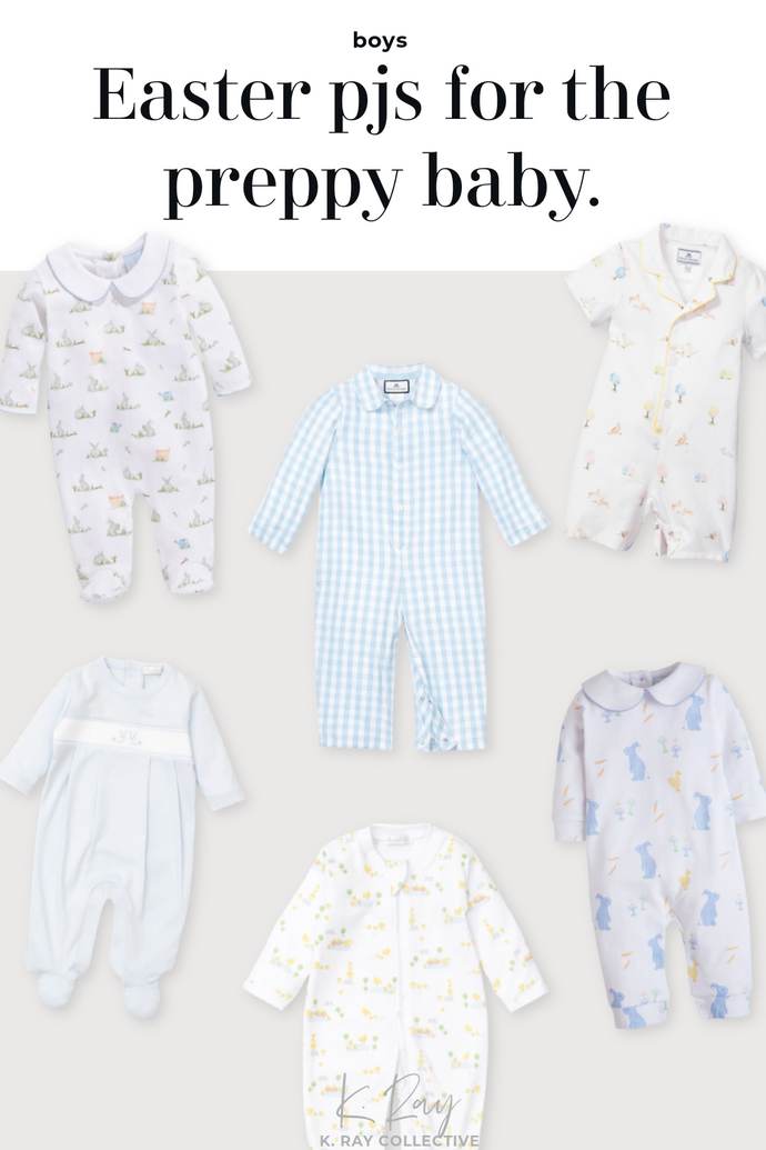 Easter Pajamas for the Preppy Baby