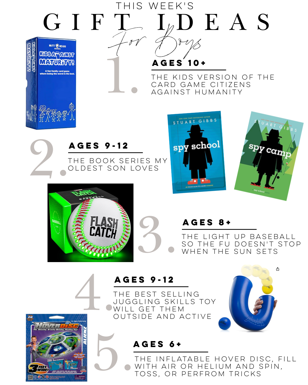 Gift Ideas for Boys